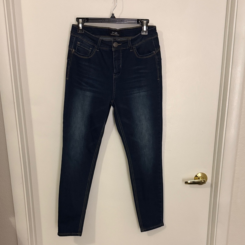 H&M Women's Dark Blue Skinny Jeans